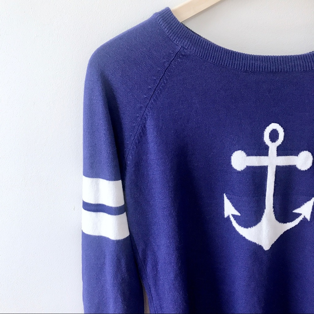 Rue 21 Purple Anchor Sweater